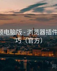 蘑菇视频电脑版 - 浏览器插件-实用技巧（官方）